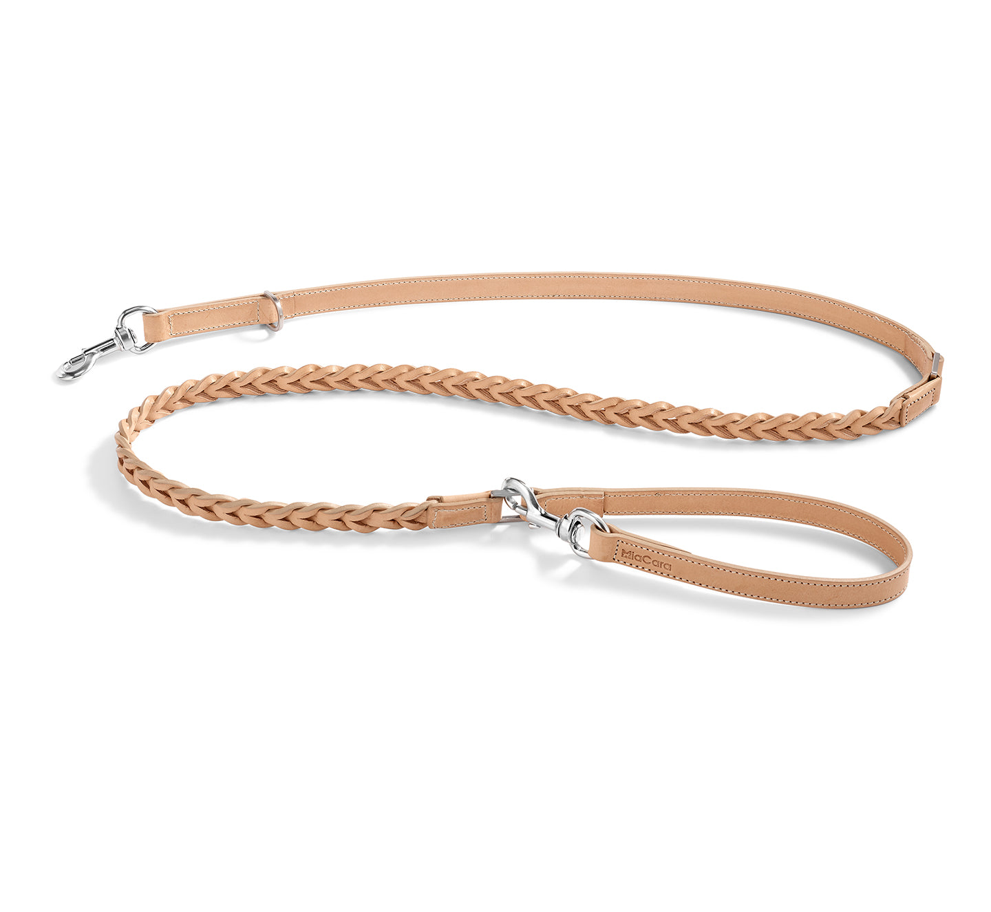 BERGAMO Braided Leather Dog Leash