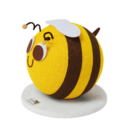 Bee Cat Scratching Ball