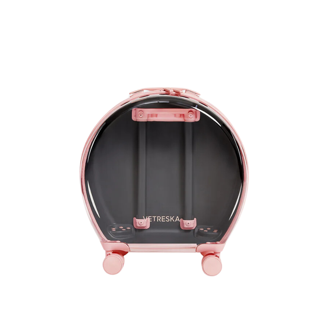 Bubble Pet Carrier (Pink & Transparent)